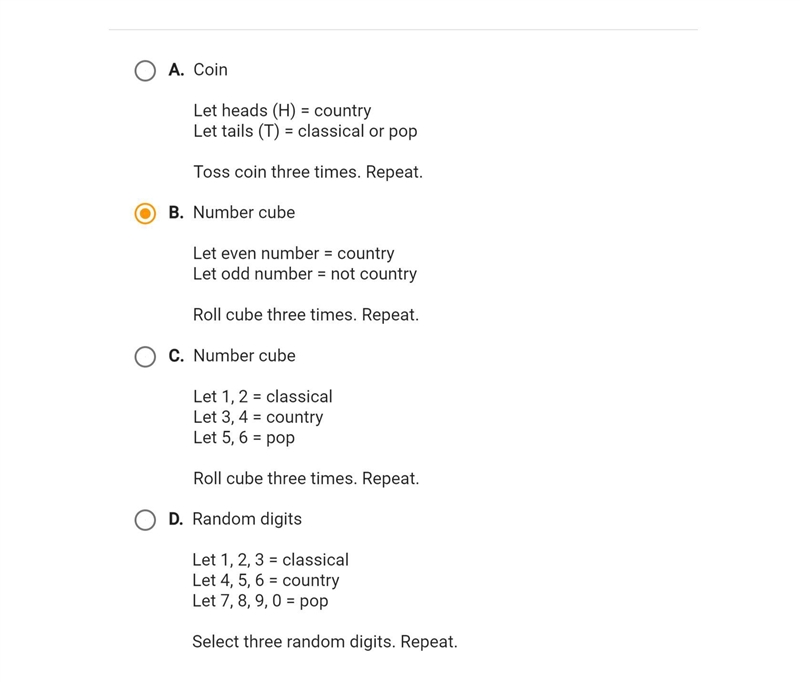 Expert Help and no links : Carlos has equal numbers of classical songs, country songs-example-1