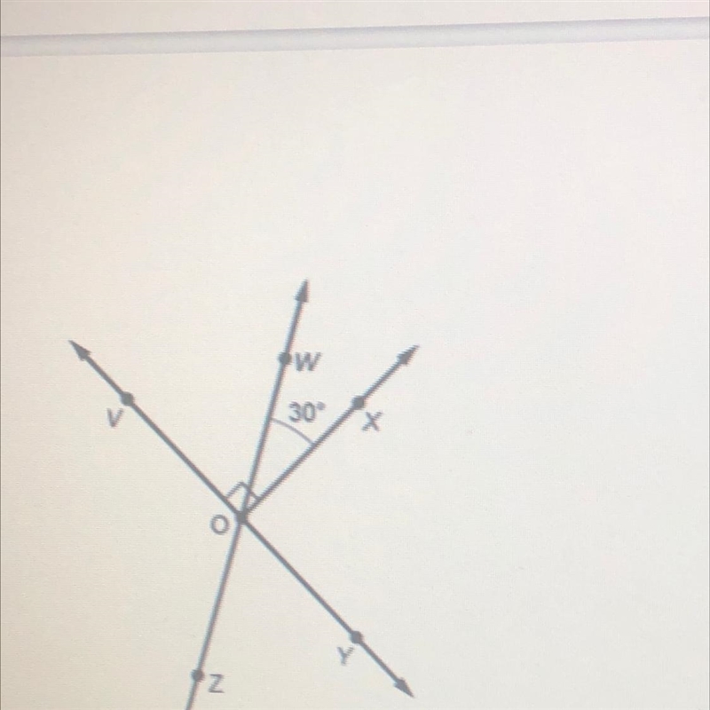 7.2.4 Practice Math 6th grade Find the measure of YOZ. What angle relationship did-example-1