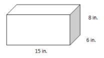 Use a net to find the surface of the prism. (1 point) _______________ **IMAGE** _______________ **choices-example-1