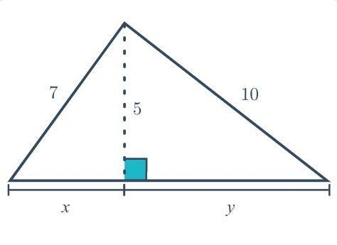 53. Find the value of x and y. Round your answer to two decimal places.-example-1