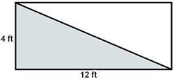 HELP PLEASE!!! Which equation can be used to calculate the area of the shaded triangle-example-1