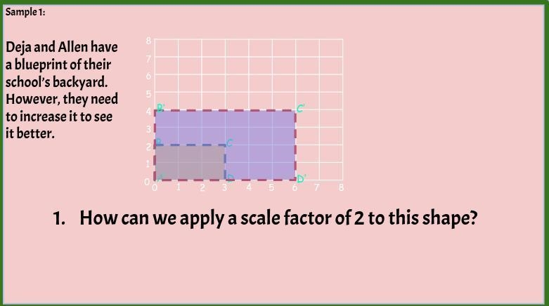 PLEASE HELP!!!!!! Deja and Allen have a blueprint of their backyard. However, they-example-1
