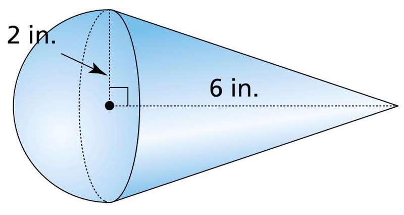 What is the volume of the composite figure shown? Use 3.14 for π.-example-1