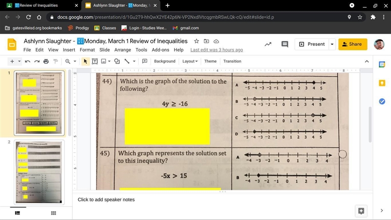 4y > -16 please help-example-1