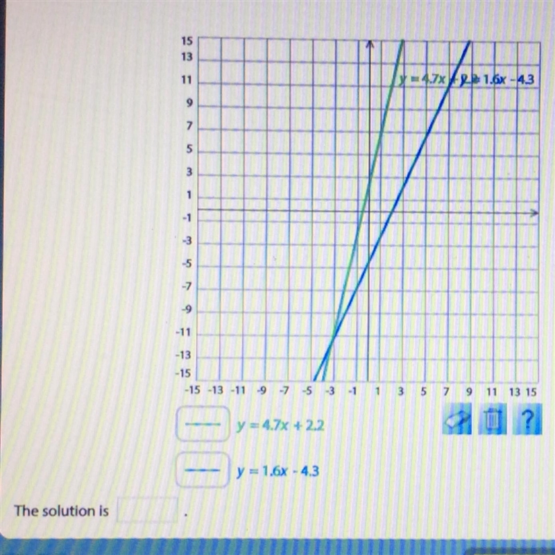 What is the solution, you can round to the nearest tenth-example-1