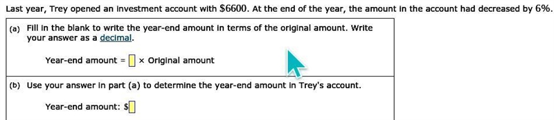 Answer Both questions. Do the first question as a decimal.-example-1