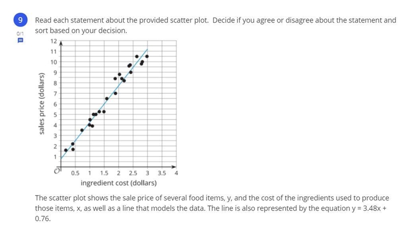 Can you tell me which statements go in "agree" and "disagree"?-example-2