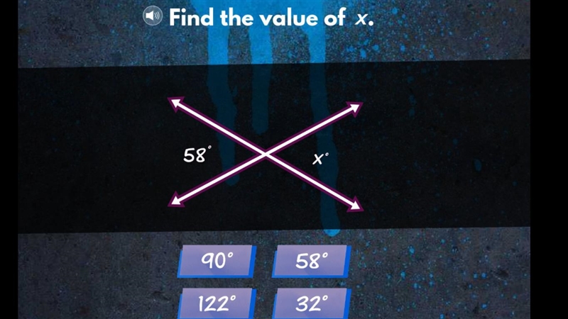 HELPP!!!! Problem solving with angles Find the value of X-example-1