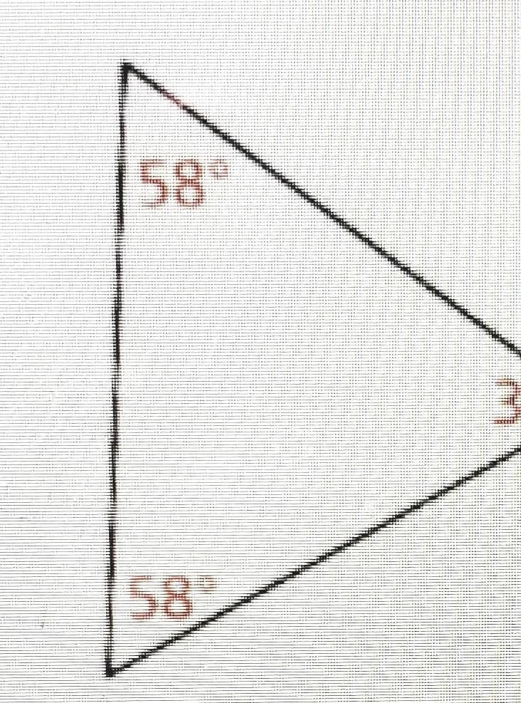 What is the measure of m<3 A. 58 degrees B. 122 degrees C. 116 degrees D. 64 degrees-example-1