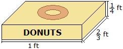 Kyle measured the length, width, and height of a donut box after all the donuts had-example-1