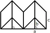 What is the volume of the figure composed of two congruent triangular prisms if a-example-1