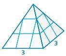 Use a net of the square pyramid, if necessary, to find the surface area of the pyramid-example-1