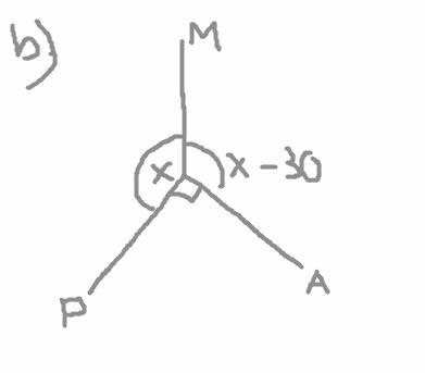 Please answer... Q. Find the value of in each diagram. Show all your working and give-example-1