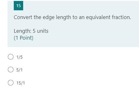 Convert the edge length to an equivalent fraction.-example-1