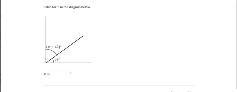 Solve for x in the diagram below-example-1