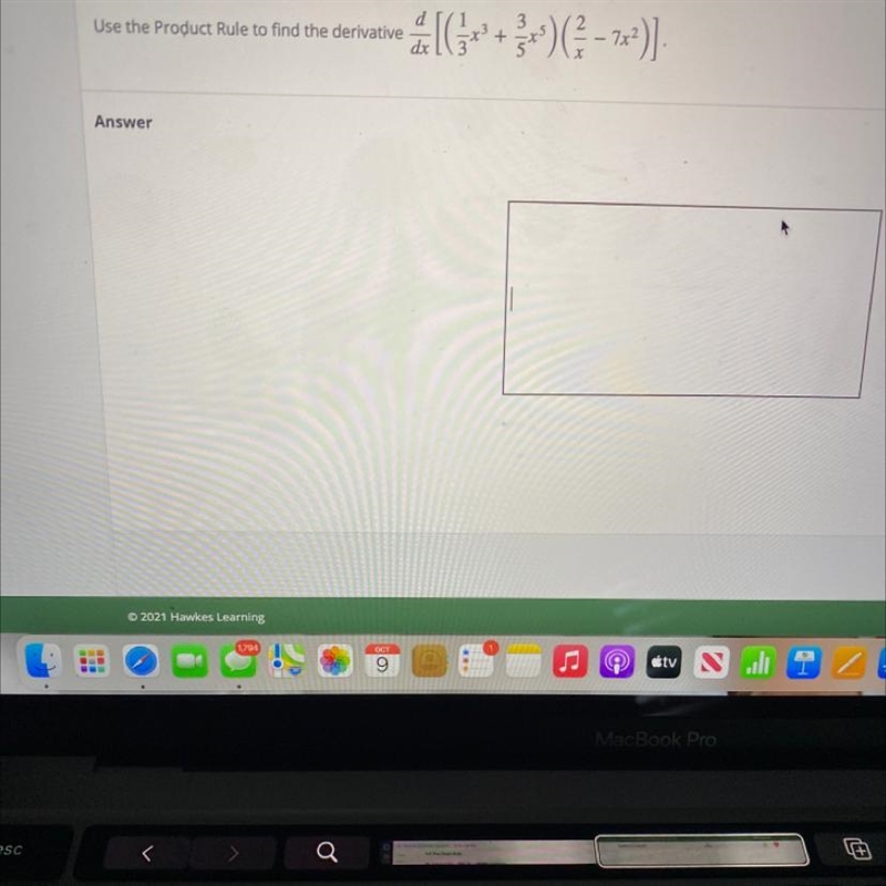 Use the product rule to find the derivative-example-1