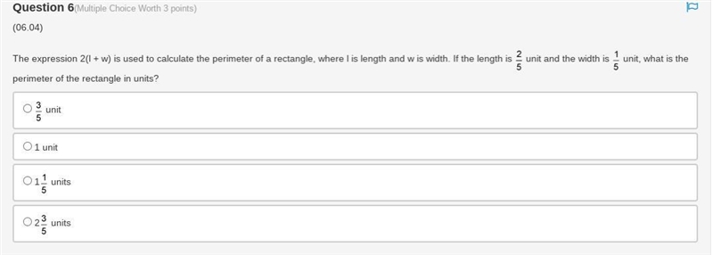 The expression 2(l + w) is used to calculate the perimeter of a rectangle, where l-example-1