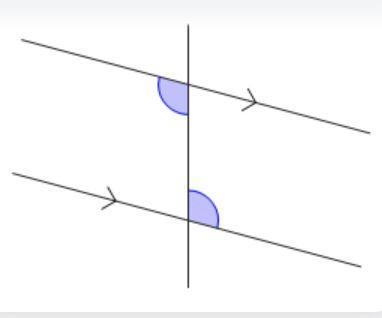 23. Consider the diagram below. Which relationship describes the marked angles? A-example-1