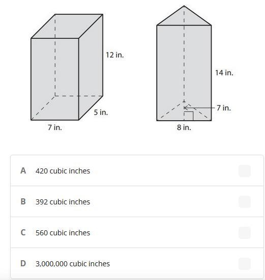 What is the volume of the Triangular prism? Volume = 1/2 LWH (Geometry)-example-1