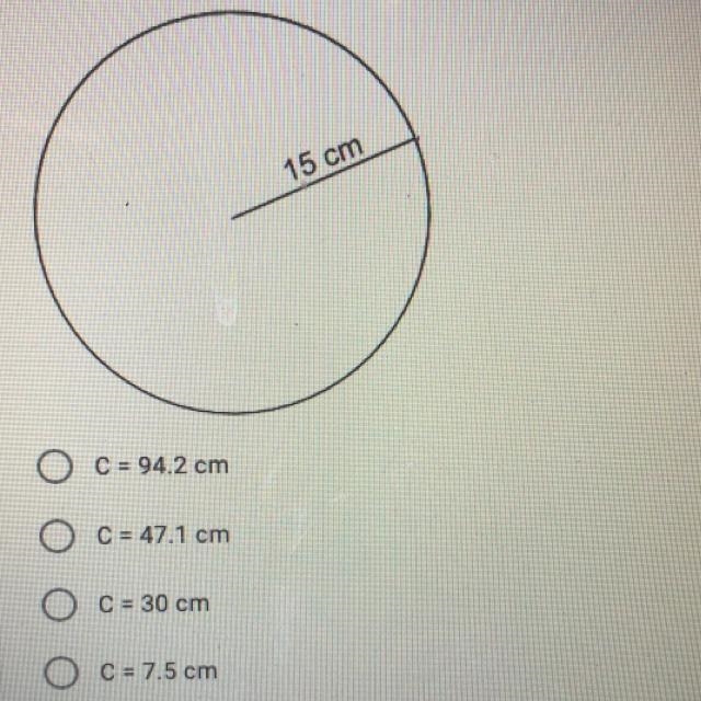 Find the circumference of the circle. Use 3.14 for π-example-1