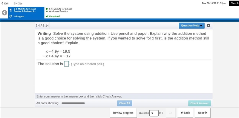 MATH PLEASE HELP WHATS X AND Y IN THESE EQUATIONS 20 POINTS-example-1