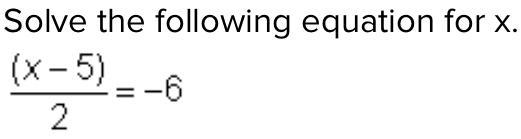 Solve the following equation for x-example-1