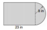 Please help! These are composite figures, find the area of the figure and round your-example-1