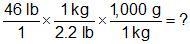 Explain the steps you would take to complete this conversion problem.-example-1