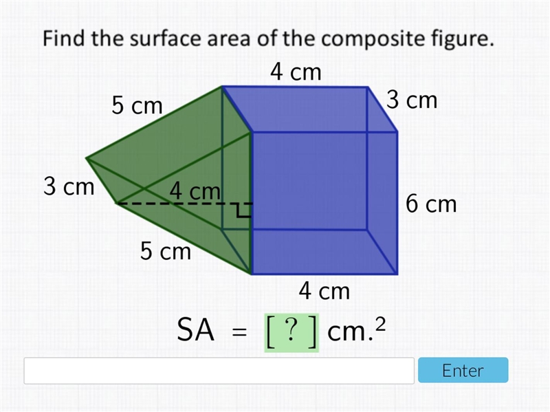 Find the surface area of the composite figure. answer asap please :)-example-1