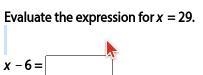 Evaluate the expression for x = 29.-example-1