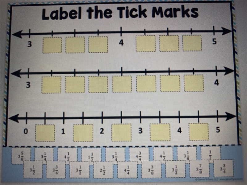 Label the tick marks-example-1