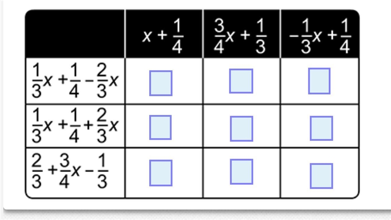 Match each expression to its equivalent expression. screenshot-example-1