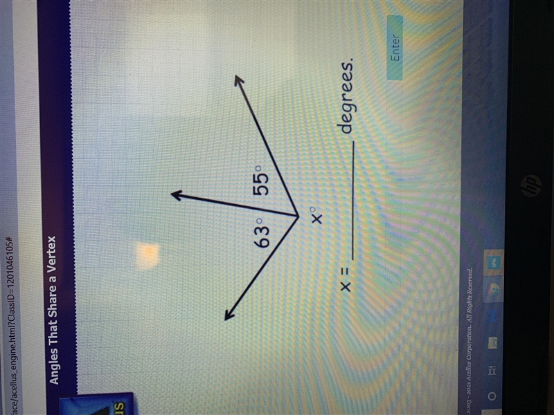 Help me with this, I don’t understand it. It’s angles that share a vertex.-example-1