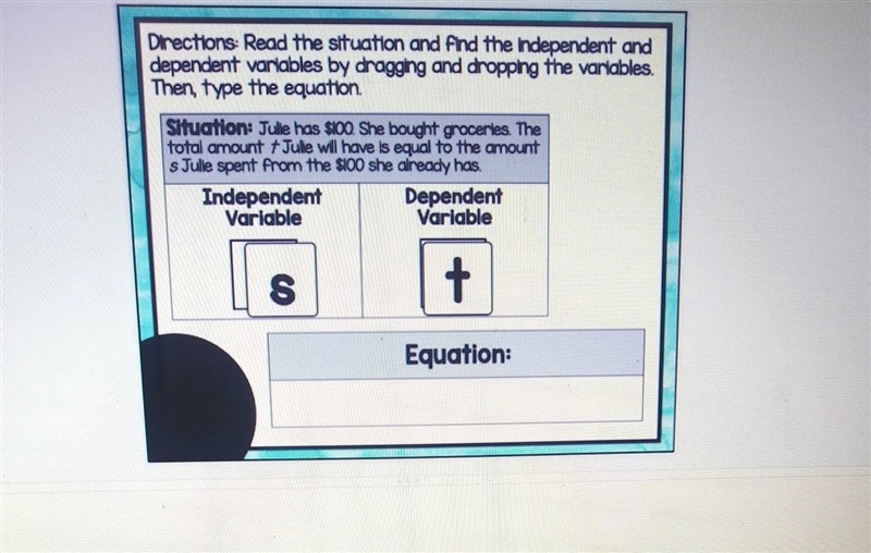 (this is 6th grade math) please help whats the equation for this?​-example-1