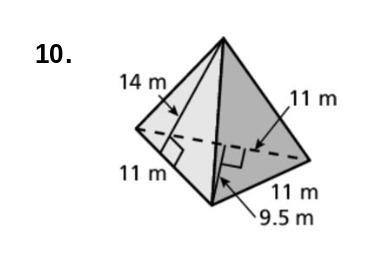 Find the surface area of the pyramid.-example-1