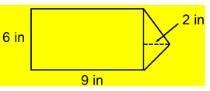 Find the area... A. 54 sq in B. 60 sq in C. 72 sq in-example-1