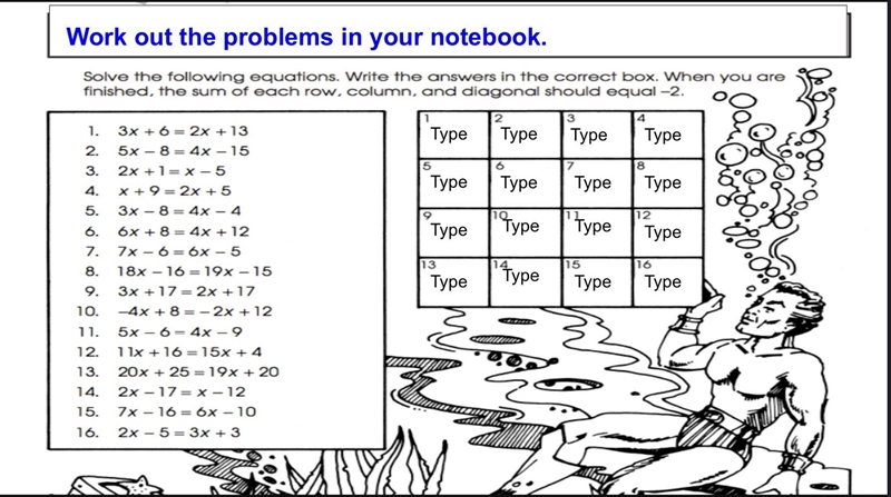 Need help pls dont troll and you don’t need to do the right side just do the equation-example-1