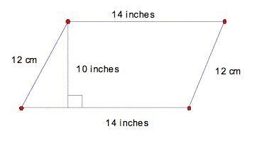 WHAT IS THE DAM AREA OF DIS PARALELELELAGRAM-?-example-1