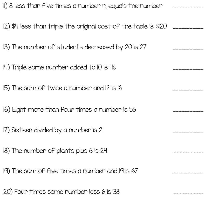 write the expression/equation for each of these statements, don't answer the equation-example-1