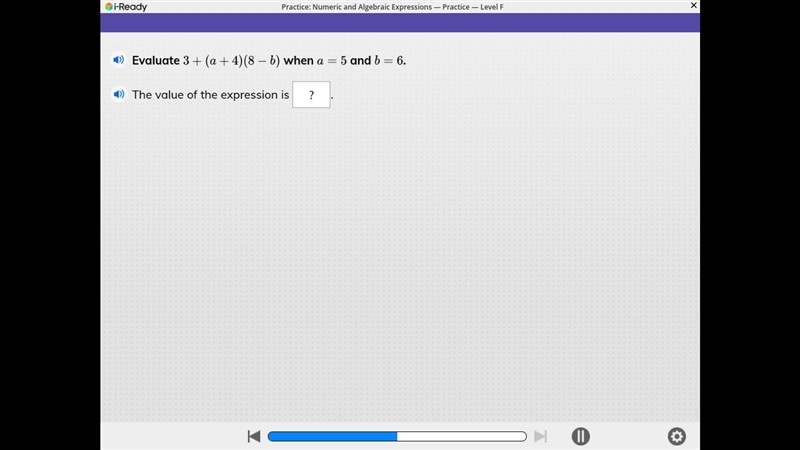 3+(a + 4)(8 -b) (a=5) (b=6)-example-1