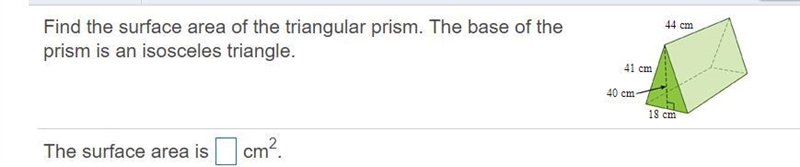 Find the surface area of the triangular prism??-example-1