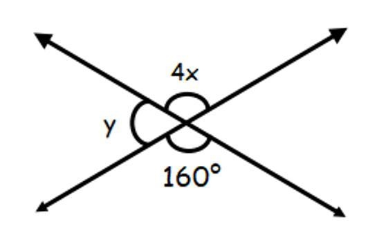 Hallar x + y Es de geoemtria, angulos-example-1