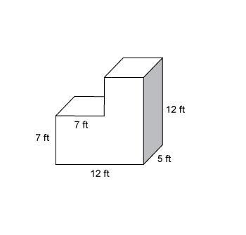 What is the surface area of the figure? 408 ft² 458 ft² 545 ft² 720 ft²-example-1