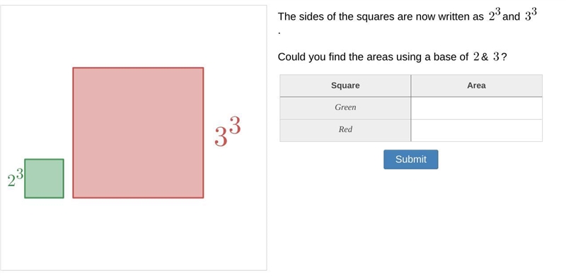 The sides of the squares are now written as `2^{3}` and `3^{3}`. Could you find the-example-1