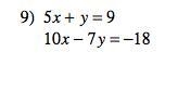 Can someone explain to me how I can eliminate one of the variables to solve this equation-example-1