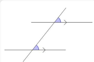 24. Consider the diagram below. Which relationship describes the marked angles? A-example-1