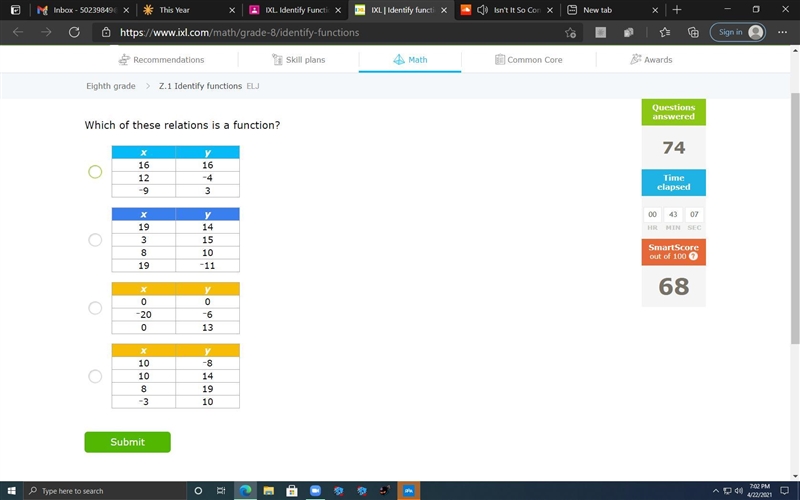 Which of these relations is a function??-example-1