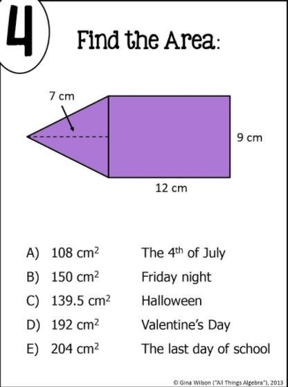 Find the area and select one of the answers in the file-example-1