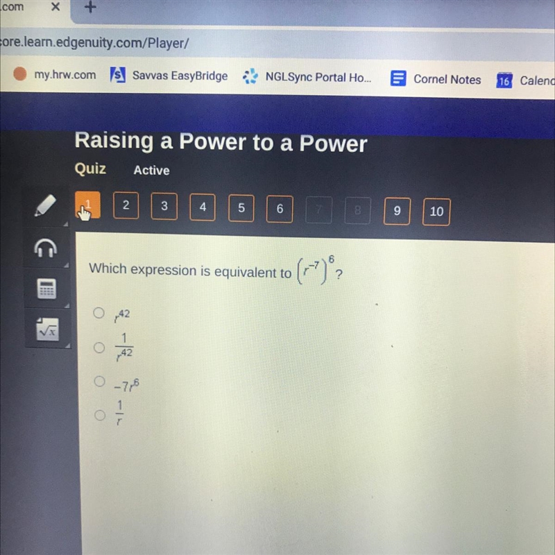 ก 6 Which expression is equivalent to (7) ? --example-1