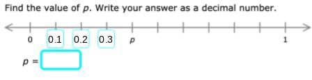 What is the value of p ? write your answer as a decimal number.-example-1